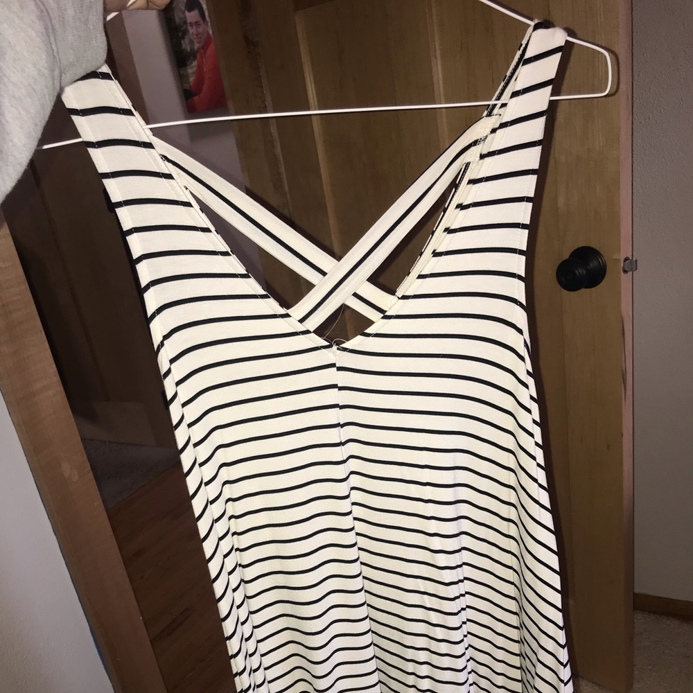 Striped American Eagle flowy dress